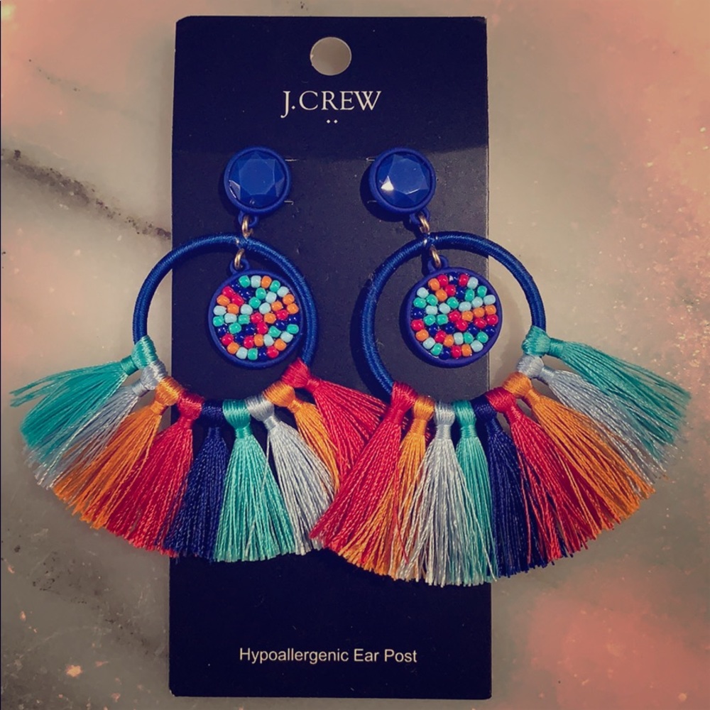 NWT J. CREW TASSEL EARRINGS 💃🏼
